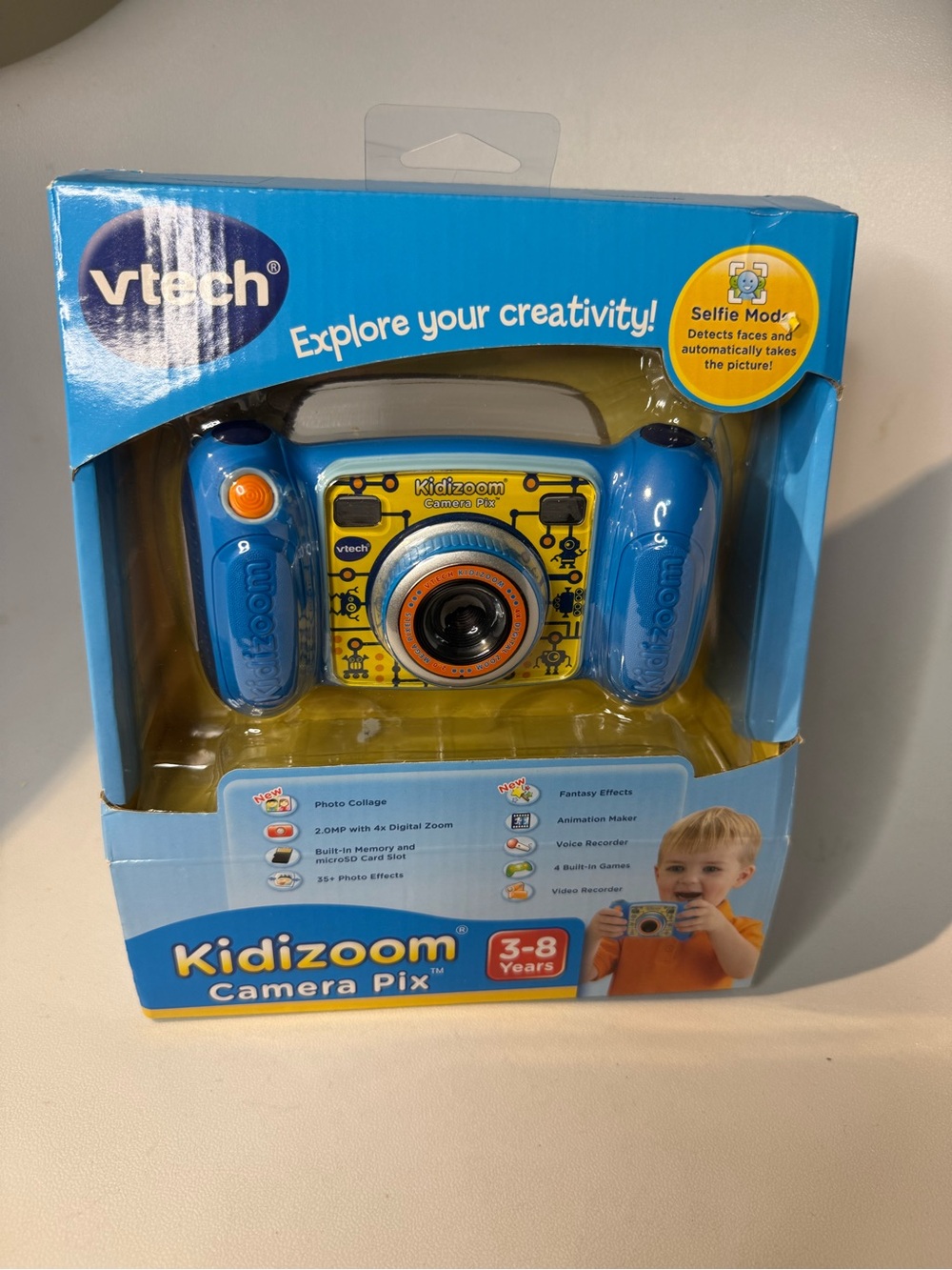 VTech Kidizoom Camera Pix Kids Digital Camera - Blue/Yellow